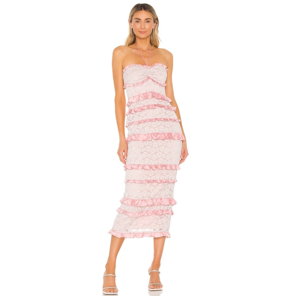 MAJORELLE lyla midi dress